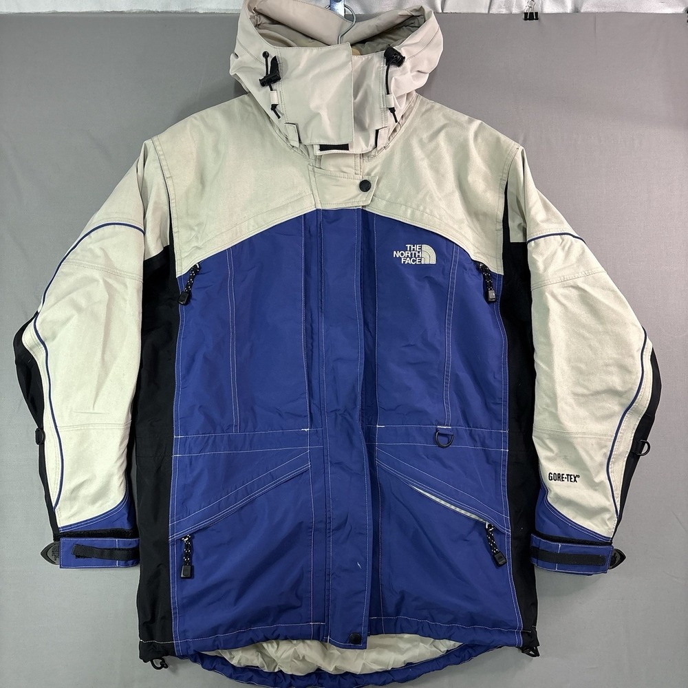 Vintage 90s OG "The North Face" GoreTex Windbreaker Jacket Women's Medium Blue